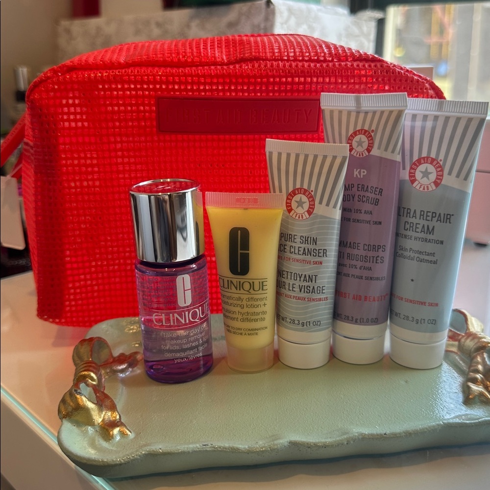 First Aid Beauty & Clinique Travel Bundle